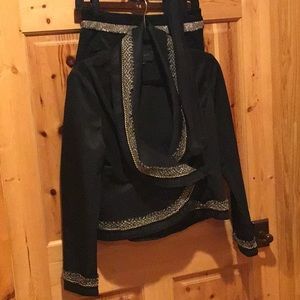 BCBGMaxazria Gorgeous Black Two Piece Skirt And Jacket